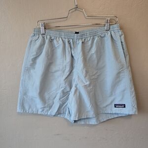 Patagonia Light Blue Athletic Shorts